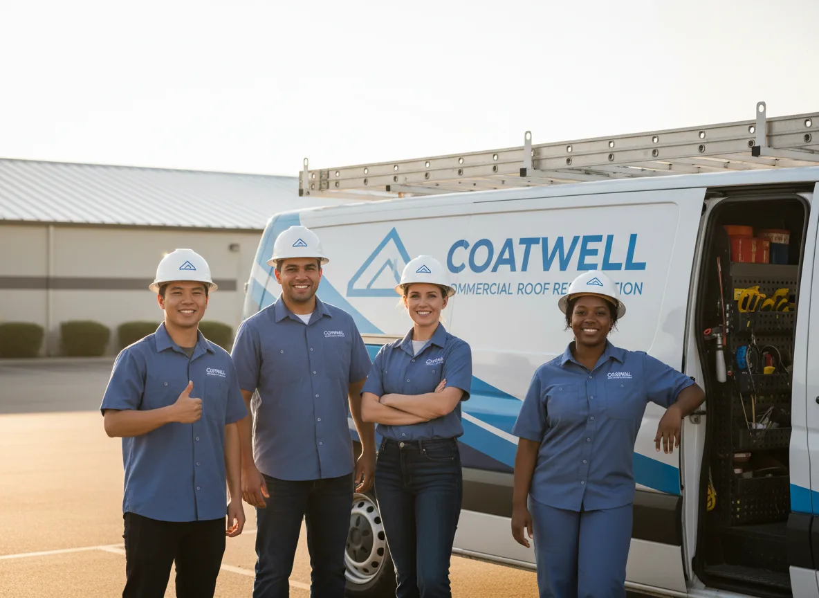 Commercial roof coating company in Underwood, IA